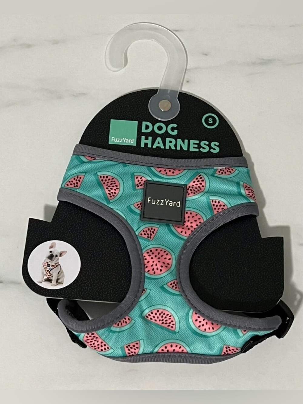 S FUZZYARD Premium Adjustable Dog Harness Vest NWT Small Watermelon Summer Fruit